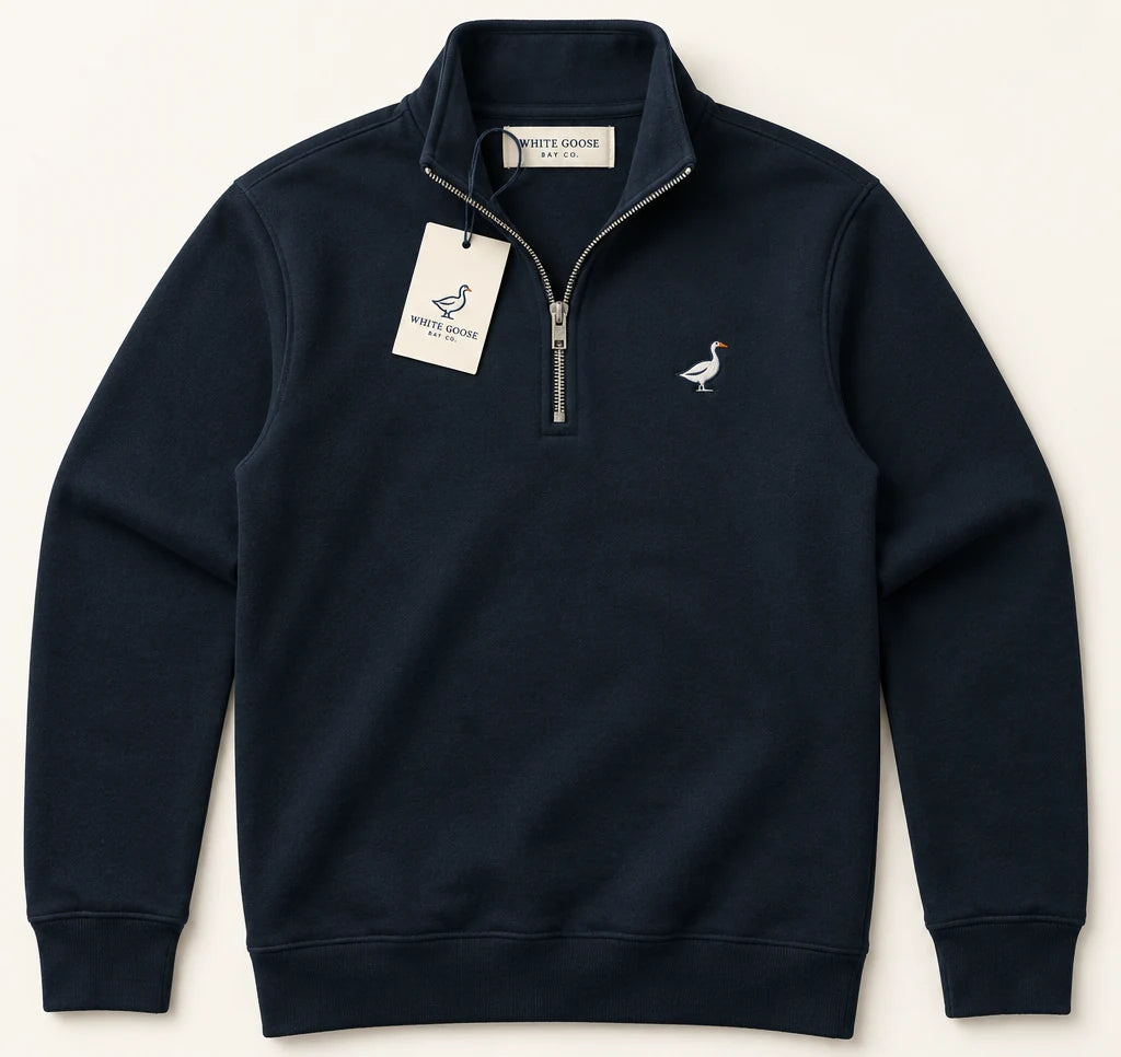Harbor navy Half Zip concept