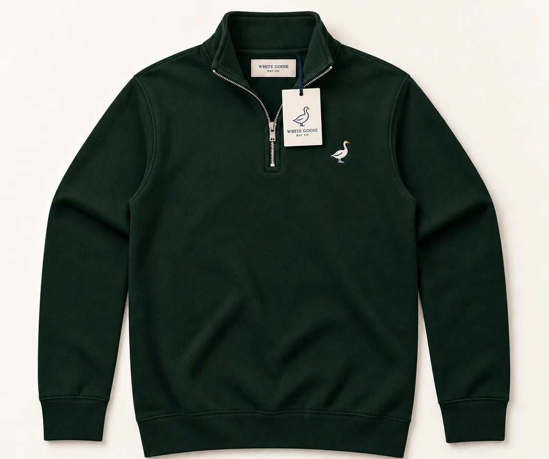 Pine green Half Zip concept